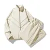 Conjunto Deportivo Casual de Primavera y Otoño para Jóvenes Hombres Pareja Running Conjunto de Dos Piezas de Moda Versátil Elegante Transfronterizo