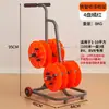 Máquina/estante para tender cables BV recién actualizado con múltiples bobinas para cables eléctricos.