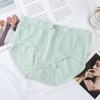 Nova chegada sem costura cueca feminina puro algodão antibacteriano respirável Hip Lifting Menina doce estilo japonês bonito uma peça triângulo shorts