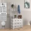 Zapatero sencillo multicapa para dormitorio, puerta de dormitorio, económico, a prueba de polvo, ahorra espacio.