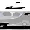 Painel de acabamento da faixa de controle central adequado para Chevrolet Camaro 2017-2019, acabamento em preto piano, modificação de interior de carro