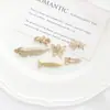 Joyería Artesanal Chapada en Oro Cobre Serie Animales DIY Pez León Mariposa Leopardo Pulsera Collar Colgante Accesorios Hechos a Mano
