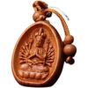 Talla en Madera de Durazno Ocho Guardianes del Zodiaco Chino Collar del Buda Buming para Hombres y Mujeres Año Buming Madera de Durazno Suerte Nuevo Estilo Chino Colgante