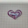 Sapatilhas Estampadas de Coração Ab Fantasy Acessórios Criativos Feitos à Mão DIY Acrílico Brincos Acessórios para Brincos Patches de Joias