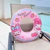 Flotador de Natación de Dibujos Animados con Lentejuelas Transfronterizo, Anillo Flotador Inflable de PVC Engrosado para Axilas de Adultos y Niños