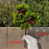 Tuya Ramas de Pino de Bienvenida Tuya Taihang Ramas en Maceta Decoración de Paisaje de Árbol Muerto Hojas de Pino de Plástico