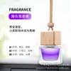 Colgante Aromático de Coche de Colores 8ml Color Degradado Recargable Botella Vacía Botella de Perfume Portátil Botella de Vidrio para Eliminar Olores