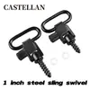 Correa de Acero de Alta Resistencia de Liberación Rápida Hebilla Plana 1 pulgada Correa Negra Tornillos para Madera Hebilla Metálica de Liberación Rápida QD Venta al por Mayor