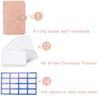 Amazon Cuaderno A6 Hebilla Bolsillo de Solapa Portátil Cuaderno de Pantalón Hojas Sueltas Libreta Presupuesto de Efectivo