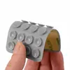 Almohadilla de Ventosa de Silicona Multifuncional, Pegatina de Soporte de Ventosa Trasera Portátil para Teléfono, Pegatina de Piso Antideslizante Reutilizable, Alfombrilla de Ventosa de Silicona de un Solo Lado para Vidrio, Azulejo y Superficies Lisas