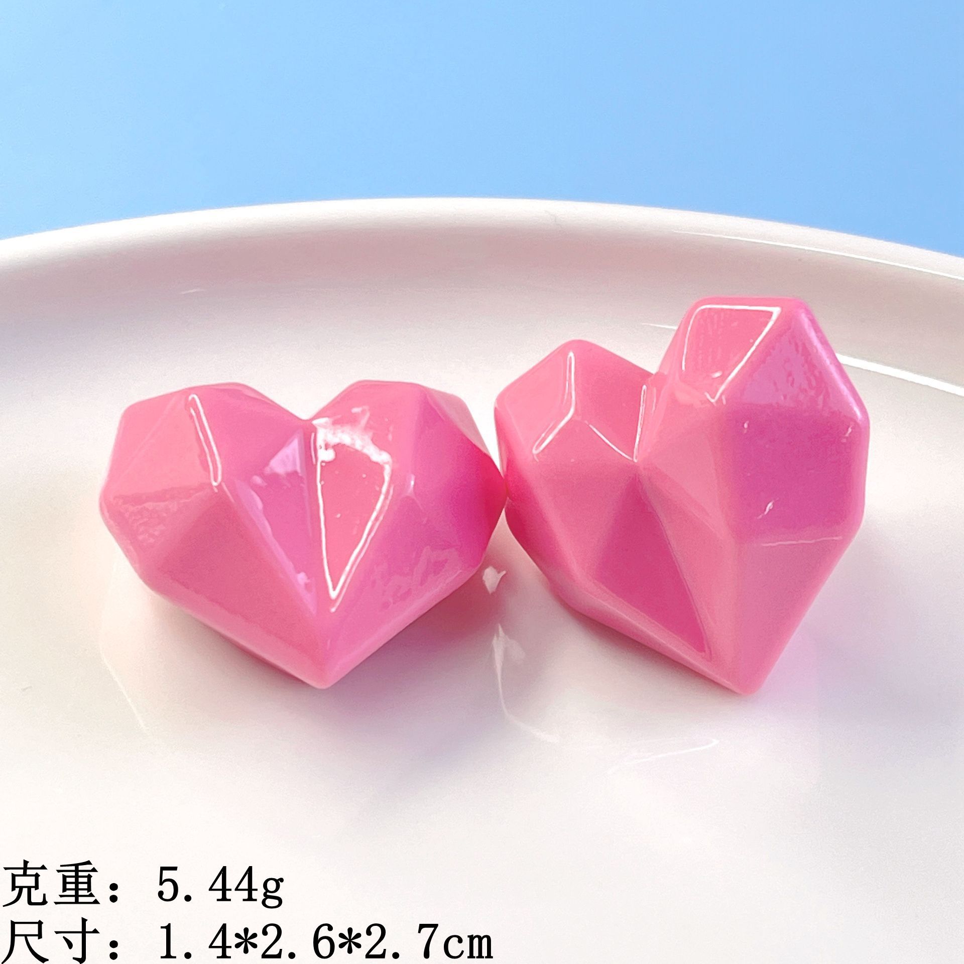 桃粉-切面爱心