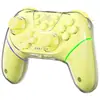 Controlador sem fio Switch para PC Bluetooth Controlador de Jogo Universal Carcaça Dupla Hall Duplo Luz RGB Compatível com Veículos Elétricos