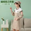 Avental de pintura e culinária para pais e filhos, listrado, estilo japonês, de algodão e linho, com mangas, impressão de logotipo personalizada, uniforme de trabalho para jardim de infância