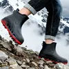 Tênis brancos clássicos para exportação, sapatos de borracha masculinos, galochas de chuva da moda para uso externo, sapatos de borracha unissex estilo esportivo para uso externo, sapatos para pesca e vadeio