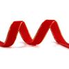 Cinta de terciopelo rojo con puntos de estrella, lazo para regalo, cinta de terciopelo con borde dorado, accesorios decorativos, accesorios para el cabello, cinta al por mayor