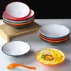 Vajilla de Melamina A5 Bicolor, Bol para Fideos, Bol Comercial para Fideos para Restaurantes de Fideos, Bol Grande para Sopa para Manitas de Cerdo y Hot Pot Picante