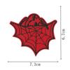 Bordado de Aranha Vermelha em Tecido Patch Bordado Alfanumérico Decorativo Patch Bordado em Computador Acessórios para Roupas