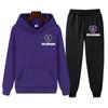 Suéter con Logotipo de Coche de Primavera Transfronterizo para Hombre Top de Comercio Exterior Ropa Deportiva Ocio Moda Camiseta para Correr Suéter de Color Sólido para Hombre