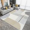 Alfombra nórdica de arte simple para sala de estar, alfombra para dormitorio resistente a las manchas, alfombra de área grande, alfombra de oficina alta al por mayor