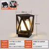 Luminária Solar de Pilar para Exterior com Design de Ninho de Pássaro, Simples e à Prova d'Água para Pátio, Vila e Portão