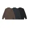 Ropa Vintage 2025 Otoño/Invierno Nuevo Ambiente Retro Suéter de Cuello Redondo Unisex de Moda Holgado Versátil
