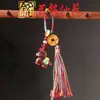 Pingente Borla Cavalo do Zodíaco Yuanbao Pintado Sandália Roxa Ano do Cavalo Pingente Chaveiro Arte Ming Xianyuan Cavalo de Sandália Corrente de Celular