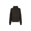 Venta al por mayor Transfronterizo Ropa de Mujer Artículo Popular Suéter de Punto de Cuello Alto 2026 Otoño/Invierno Suave Pegajoso Holgado Manga Larga Camiseta Base Superior