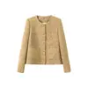 Casaco Estilo Igual ao de Zhou Yutong Estilo Fragrante Francês de Alto Nível Elegante Socialite Tweed Top