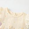 25 ropa nueva de verano para bebé, mameluco de niña con lunares y manga volada, ropa fina para bebé