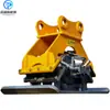 Compactador Vibratório Hidráulico para Escavadeira Compactador Auxiliar para Escavadeira Compactador para Reforço de Taludes Compactador
