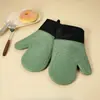 Guantes Aislantes del Calor, Guantes de Silicona para Horno y Microondas, Guantes de Cocina Antideslizantes Resistentes a Altas Temperaturas para Hornear