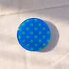 Soporte de airbag de resina acrílica con lunares estilo INS para teléfonos móviles, diseño clásico de bloques de color, soporte plegable para ver series, personalizable