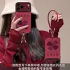 Design cada vez mais popular de trevo de quatro folhas, adequado para capas de celular Apple 17 Pro Max, iPhone 18 estilo retrô, 16 silicone, 14 com cordão, 15