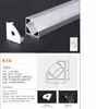 Fornecimento de fábrica kit de luz de barra rígida kit de caixa com ranhura de alumínio para barra rígida LED kit de caixa de trilho multi-especificação
