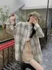Camisas Únicas y Chic Estilo Coreano, Camisas a Rayas, Nuevos Estilos Otoño e Invierno, Chaquetas Delgadas Sueltas 2025, Gama Alta de Nicho