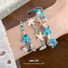 Pulsera de Concha y Estrella Estilo Vacaciones en la Playa, Pulsera Exquisita de Moda y Alta Gama, Nuevo Accesorio de Mano Estilo Retro de Lujo Ligero