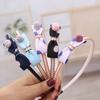 Diadema para Niños Estilo Coreano Celebridad de Internet Dentada Antideslizante Niña Lindo Pasador Diadema para Niña Estudiante Lazo Joyería