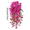 Flores Artificiales Artificiales Patio Exterior Eucalipto Enredadera de Gloria de la Mañana Decoración de Boda para el Hogar Colgante de Pared de Gloria de la Mañana Enredadera Colgante