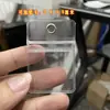 Cola Macia Transparente PVC Etiqueta de Pendurar para Envio Logístico Expresso Porta-Etiquetas Cartão Etiqueta Saco com Zíper para Documentos Outros Seláveis