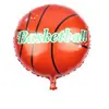 Globo de Pelota de Fútbol Baloncesto Golf Voleibol Béisbol de 18 Pulgadas Globo de Pelota Deportiva de Película de Aluminio 4D Aluminio