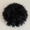 Anel de cabelo de penas de pelúcia com atmosfera de outono e inverno, doce, fofo, elegante, rabo de cavalo, anel de cabelo leve, luxuoso, para viagem, acessórios para cabelo combinados para mulheres