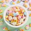 Juguetes de Comida Miniatura de Dibujos Animados Mixtos Accesorios de Resina Materiales DIY Hechos a Mano Pegatinas para Fundas de Teléfono Pasadores Pequeñas Decoraciones