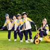 Uniformes de Jardín de Infancia para Estudiantes de Primaria, Uniformes Escolares Desmontables de Otoño e Invierno, Trajes Deportivos de Tres Piezas, Uniformes de Clase para Niños y Niñas