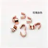 Roupas Zipper Stopper Plug U Dock Made Top Stopper Bolsa Tenda Acessórios com zíper Anti-queda Cobre Puro Durável
