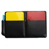 Las tarjetas rojas y amarillas vienen con un estuche de cuero y un cuaderno, tarjetas rojas y amarillas de fútbol, equipo de árbitro, brazalete de capitán, suministros para partidos de baloncesto