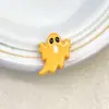 Serie de Caricaturas Lindas de Acrílico Cuentas con Agujero Recto de Fantasma Pintado Cadena para Teléfono Móvil Colgante Accesorios de Joyería