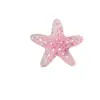 Accesorios de resina de estrella de mar en color degradado para fundas de teléfono DIY, pasadores, coleteros, decoraciones de zapatos y materiales para juguetes