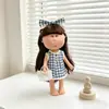 Solo la Ropa: Ropa para Muñeca de Papa Mia 30cm, Rosa Caramelo, Azul, Falda Cuadros Rojos de Repuesto