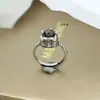 Anel Giratório Pixiu da Sorte em Prata Tailandesa Vintage para Homens e Mulheres, Artesanato Criativo com Efeito Envelhecido, Tendência Nacional Estilo Étnico Anel Ajustável