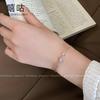 Xi Gu H0142 Plata S925 Estrella Hombres Zircón Pulsera Corea del Sur Diseño de Nicho Sentido ins Estilo Pulsera Exquisita Nueva